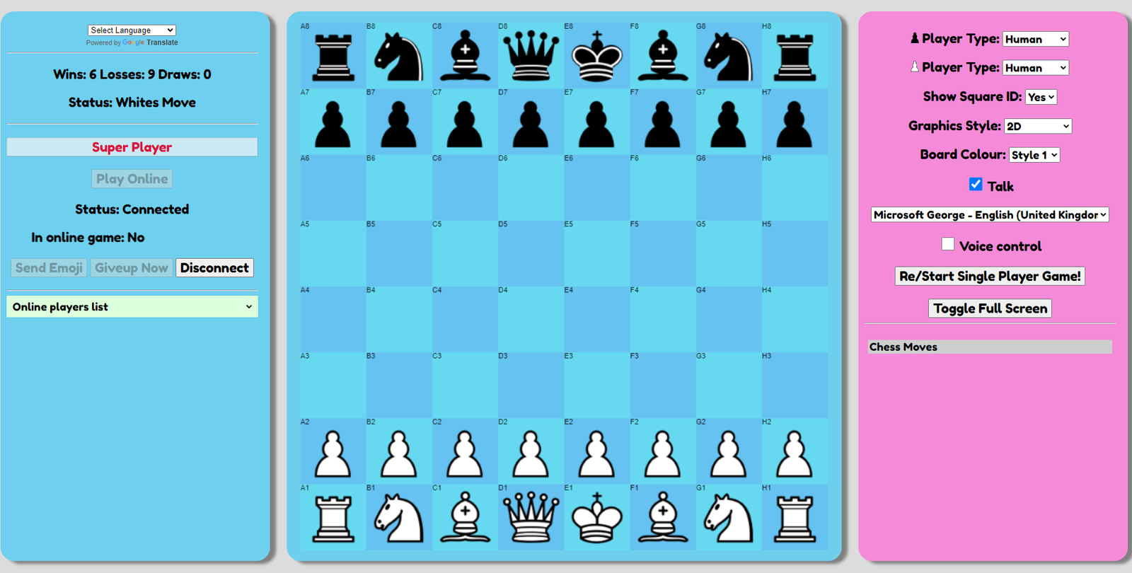 online chess app